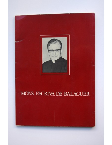 MONS. Escrivá de Balaguer