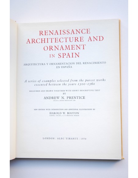 Renaissance architecture and ornament in Spain (1500 - 1560)