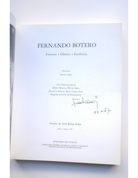 Fernando Botero : pinturas, dibujos, esculturas