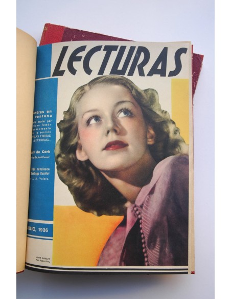 LECTURAS : revista de arte y literatura de El Hogar y La Moda  Nº 176- Nº 187, enero-diciembre 1936