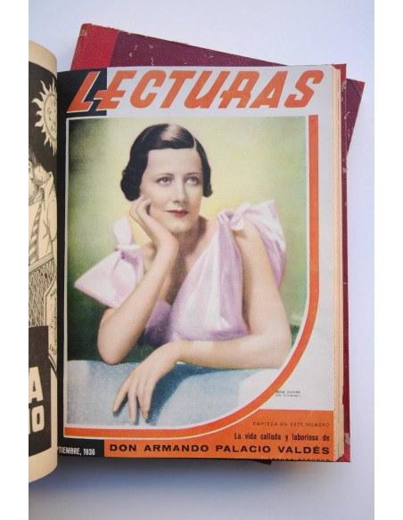 LECTURAS : revista de arte y literatura de El Hogar y La Moda  Nº 176- Nº 187, enero-diciembre 1936