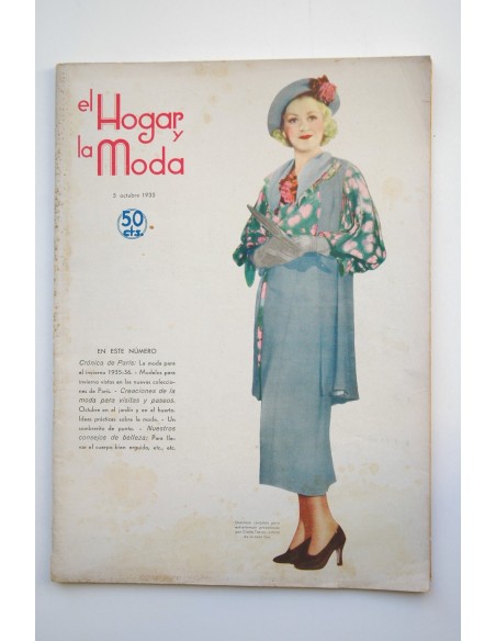 El hogar y la moda -  Nº 1067 (5 octubre 1935)