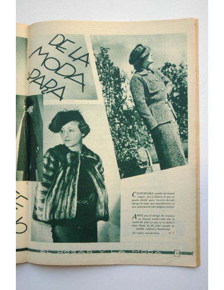 El hogar y la moda -  Nº 1067 (5 octubre 1935)