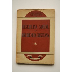 Disciplina social y obediencia cristiana