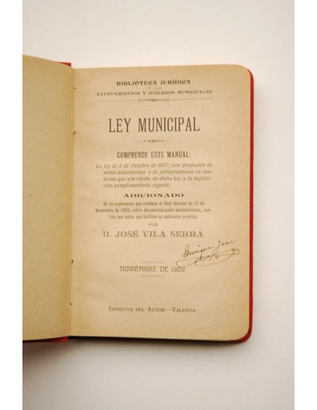 Ley municipal de 2 de octubre de 1877 
