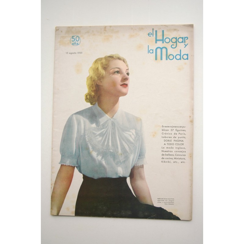 El hogar y la moda - Nº 1060 (15 de agosto 1935)