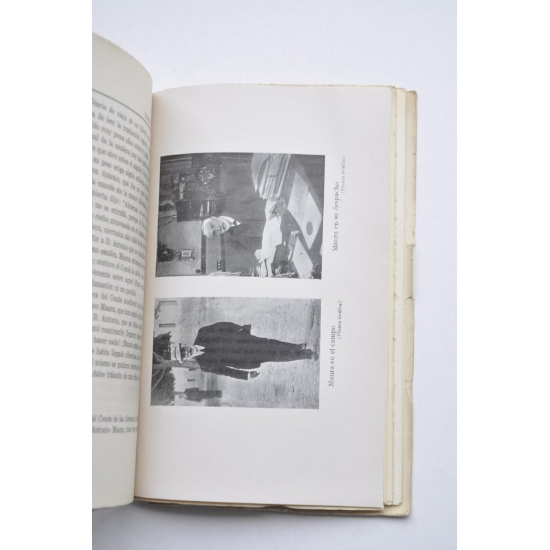 Vida y empresas de un gran español, Maura