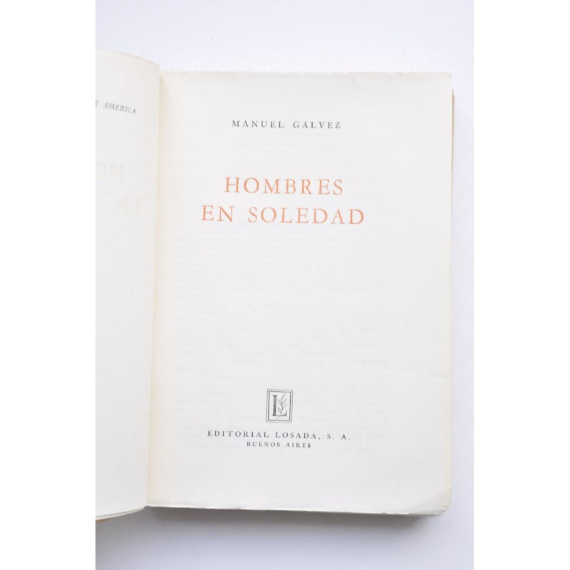 Hombres en soledad