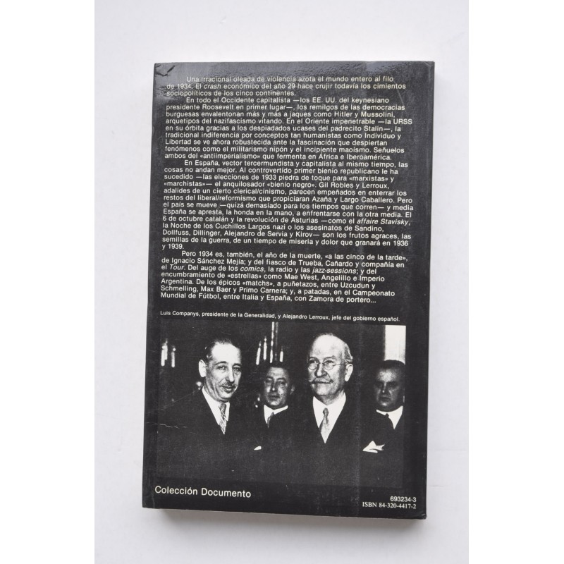 1934, las semillas de la guerra