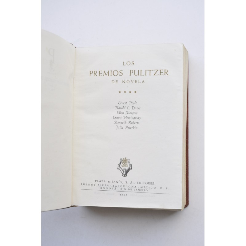 Los premios Pulitzer de novela. Tomo IV