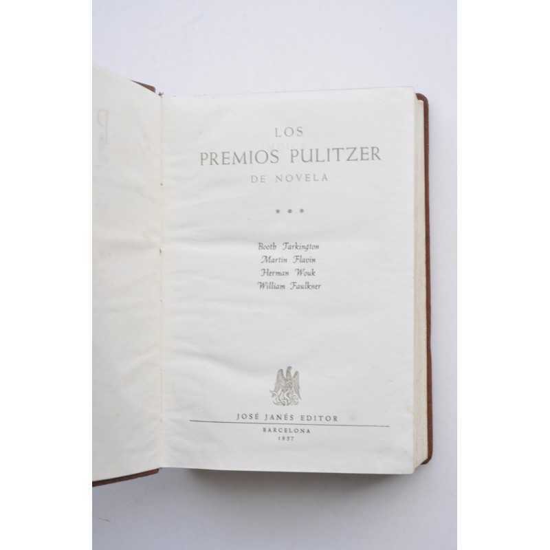 Los premios Pulitzer de novela. Tomo III