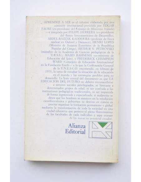 Aprender a ser. La educación del futuro