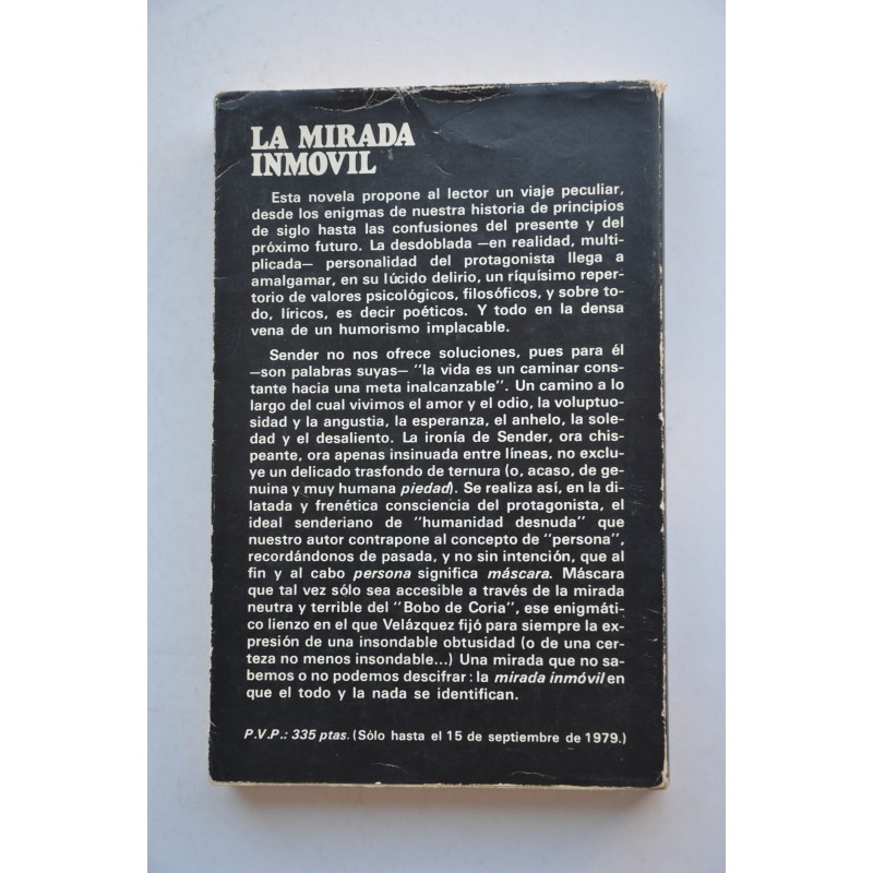 La mirada inmovil