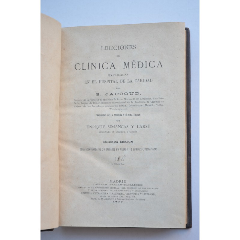 Lecciones de clínica médica 
