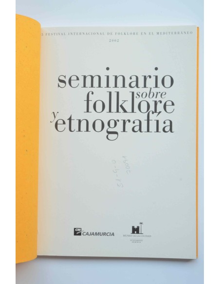 2º Seminario sobre folklore y etnografía
