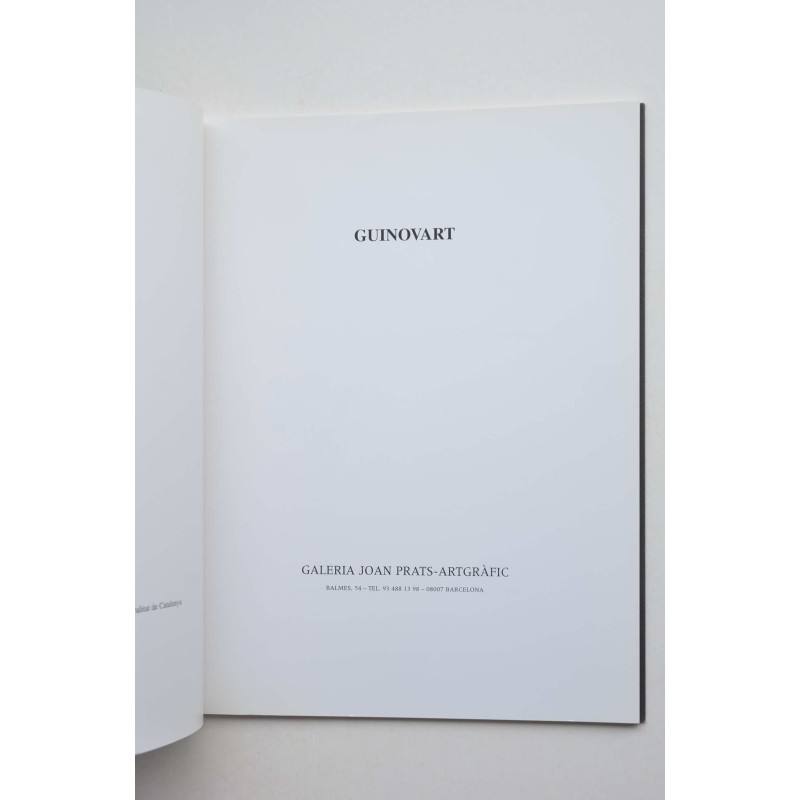 Guinovart. Catálogo de exposiciones. Galerie...
