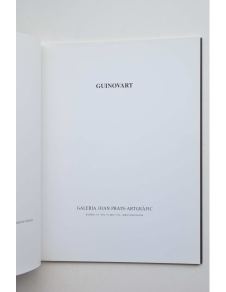 Guinovart. Catálogo de exposiciones. Galerie Joan Prats-Artgràfic