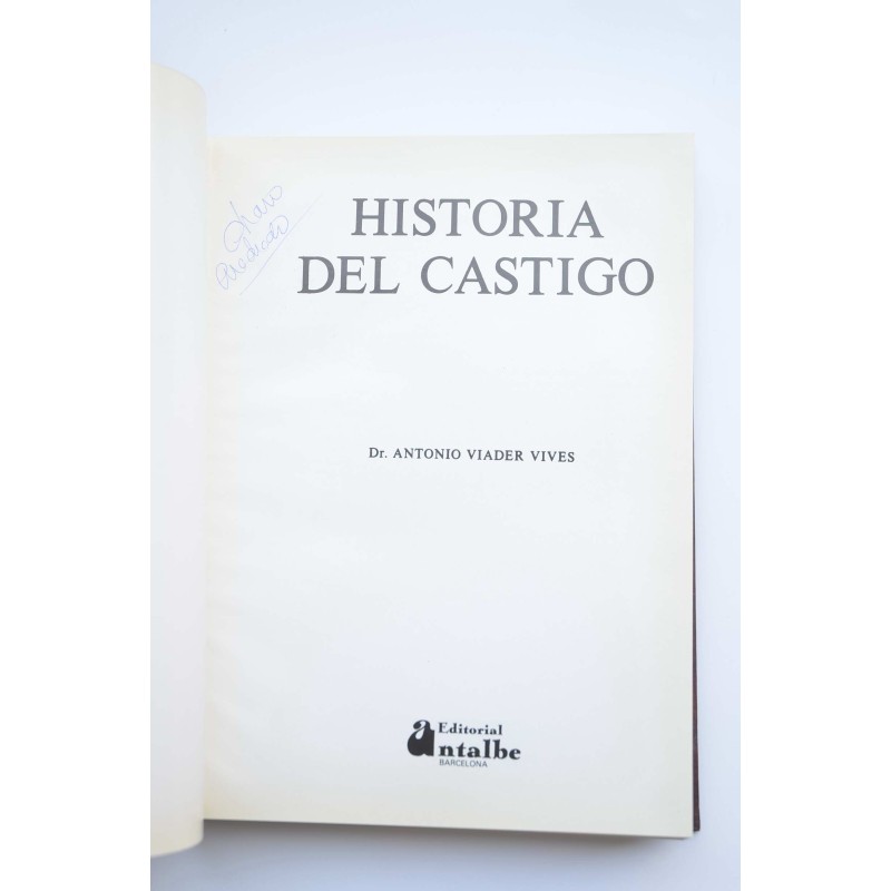 Historia del castigo