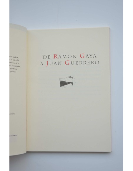 De Ramón Gaya a Juan Guerrero