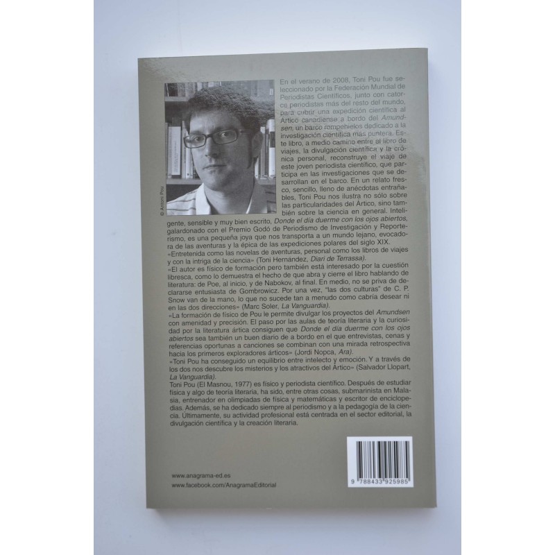 Donde el día duerme con los ojos abiertos. Un...