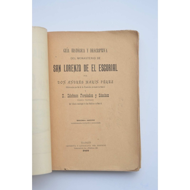Guía histórica y descriptiva del Monasterio de...
