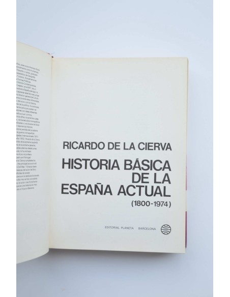 Historia básica de la España actual : 1800-1973