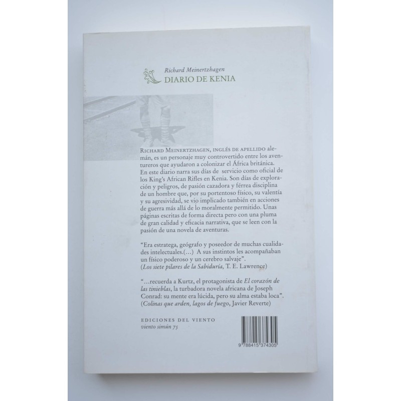 Diario de Kenia, 1902-1906