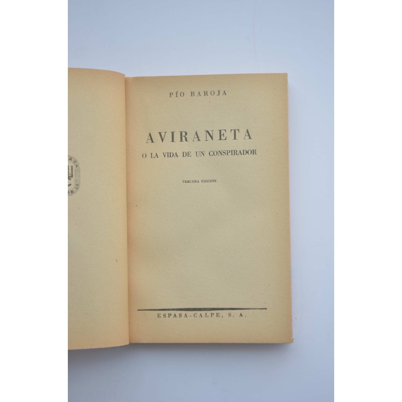 Aviraneta o La vida de un conspirador