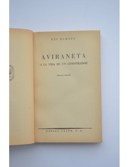 Aviraneta o La vida de un conspirador