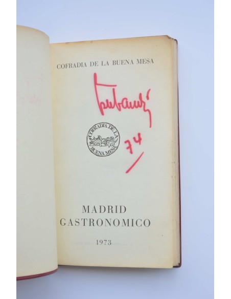 Madrid gastronómico 1973