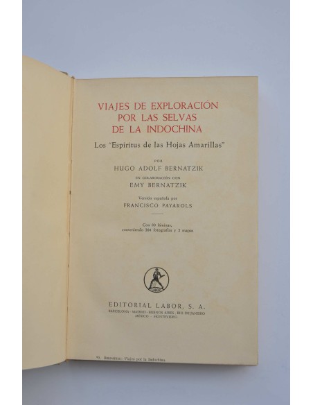 Viajes de exploración por las selvas de la Indochina : los "espíritus de las Hojas Amarillas"
