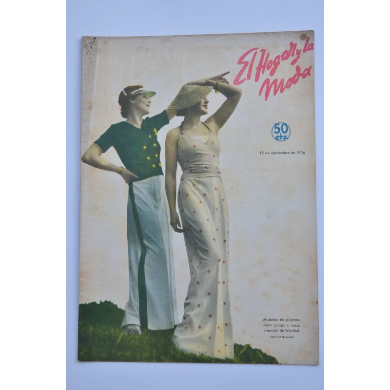 El Hogar y la moda -  Nº 1112 (15 septiembre de 1936)