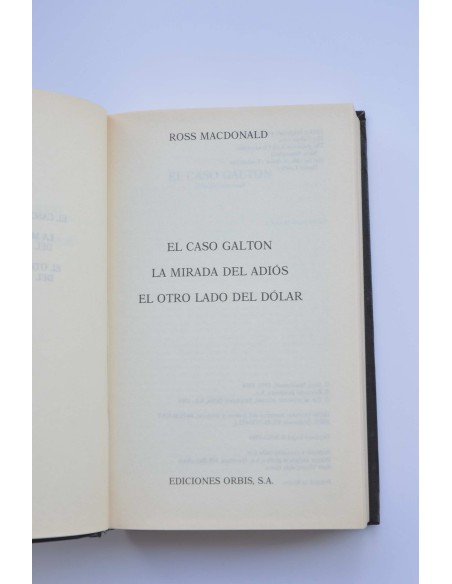 El caso Galton. La mirada del adios. El otro lado del mar