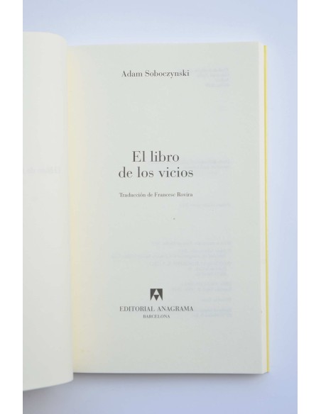 El libro de los vicios