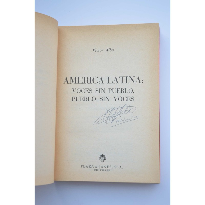 America Latina: voces sin pueblo, pueblo sin voces