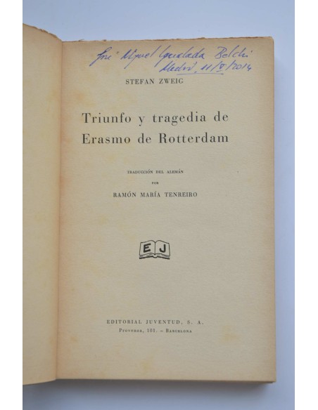 Triunfo y tragedia de Erasmo de Rotterdam
