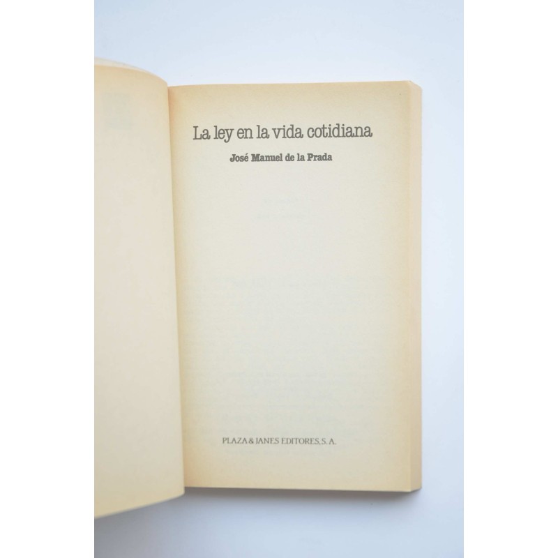 La ley en la vida cotidiana