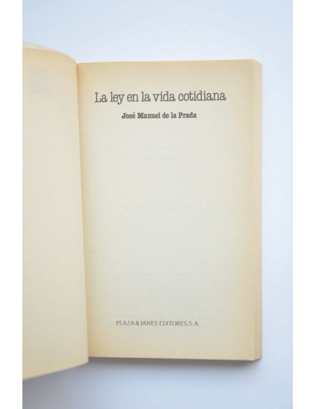 La ley en la vida cotidiana