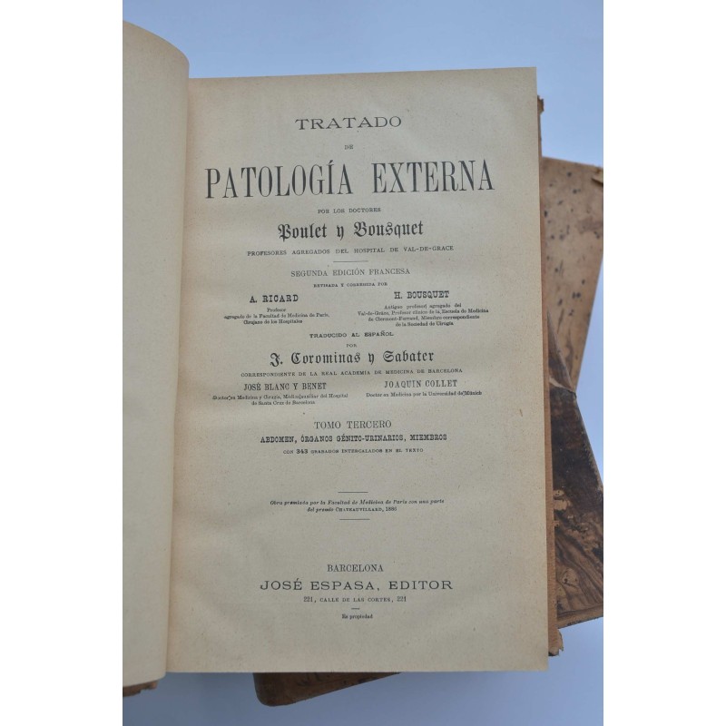 Tratado de patología externa