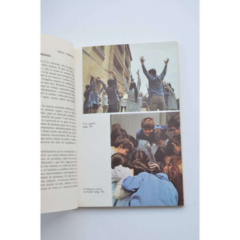 Música y teatro de taller. Música y dramatización