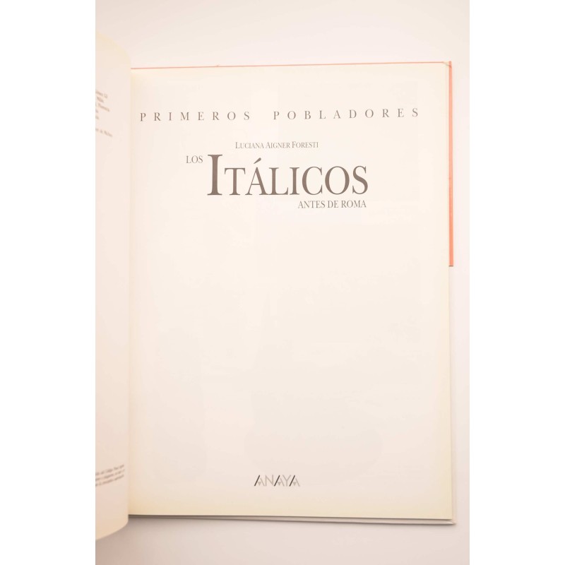 Los Itálicos antes de Roma