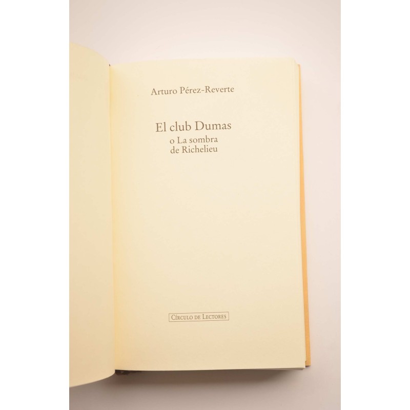 El Club Dumas o La sombra de Richelieu