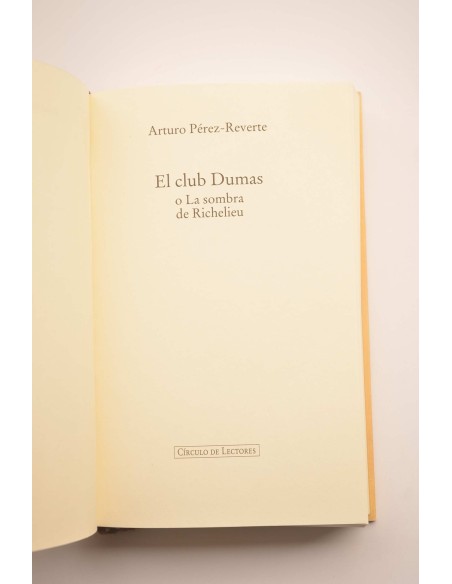 El Club Dumas o La sombra de Richelieu