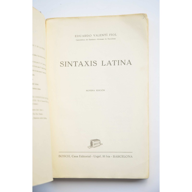 Sintaxis latina