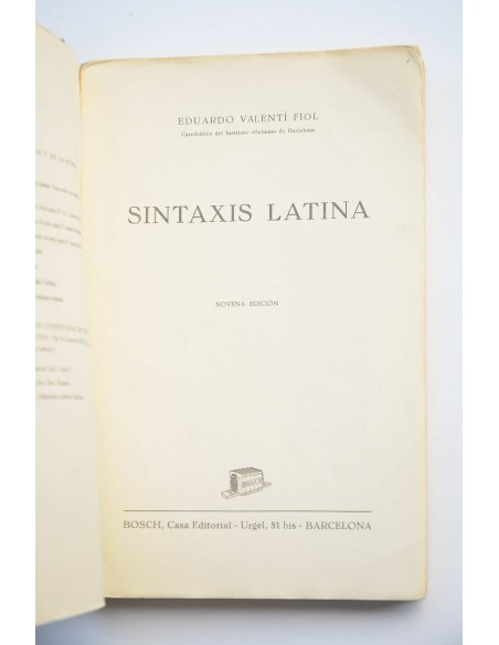 Sintaxis latina