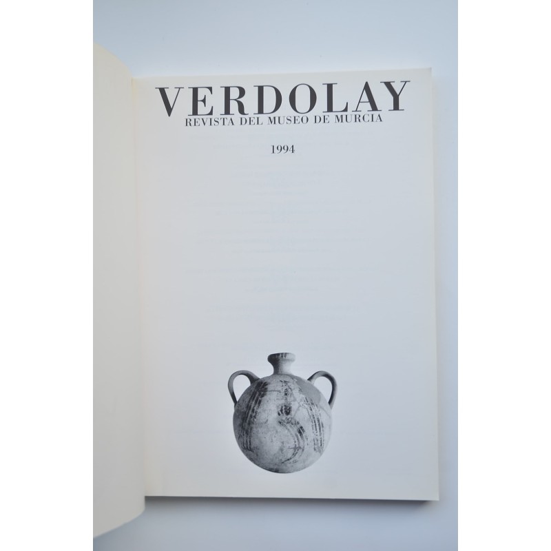 Verdolay: Revista del Museo de Murcia, nº 6 1994