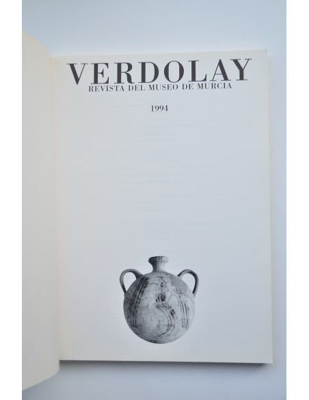 Verdolay: Revista del Museo de Murcia, nº 6 1994