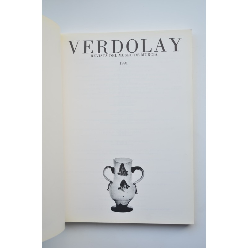 Verdolay: Revista del Museo de Murcia, nº 3 1991