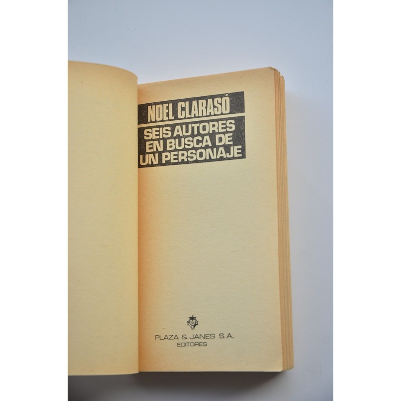Seis autores en busca de un personaje