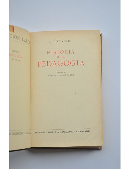 Historia de la Pedagogía